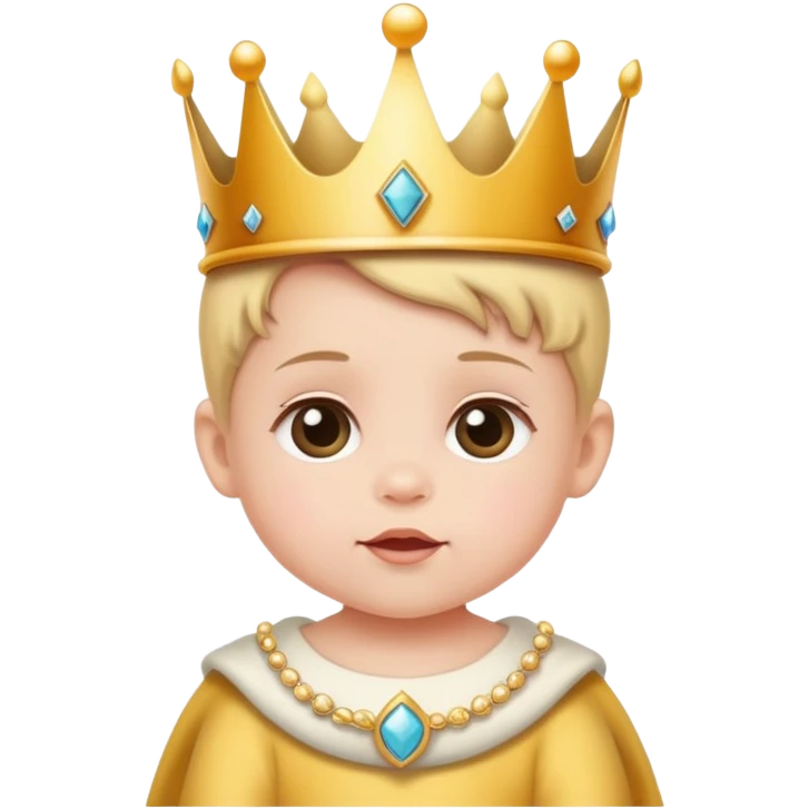 Baby with crown emoji