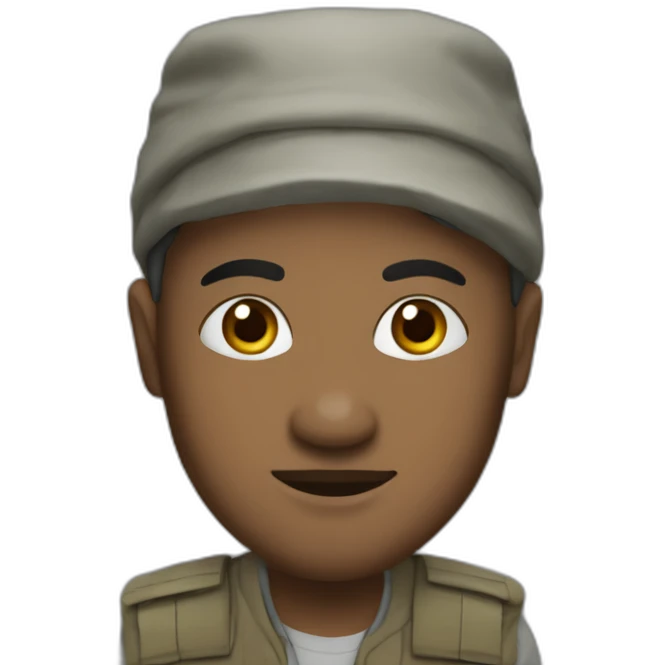 Un djiadiste voilé emoji