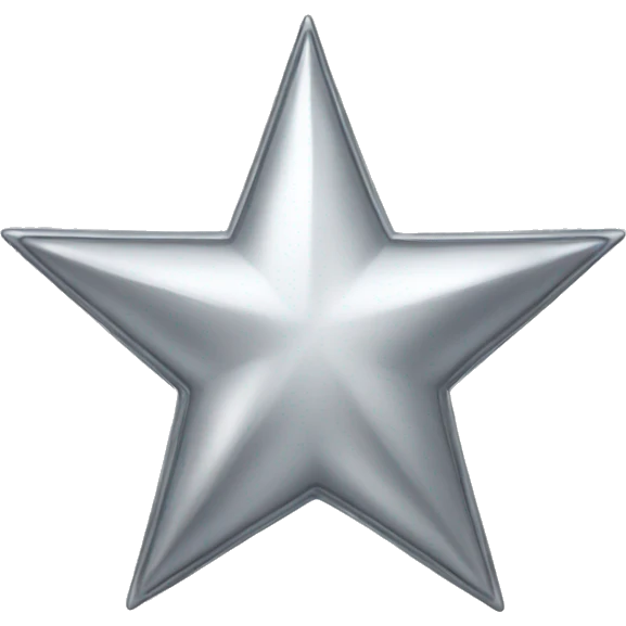 silver star emoji