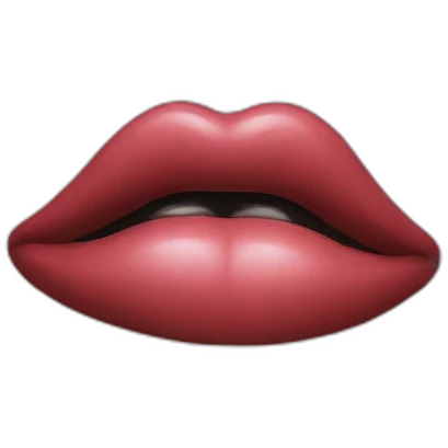 Patrick Bateman kisses emoji