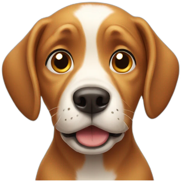 surprised dog emoji