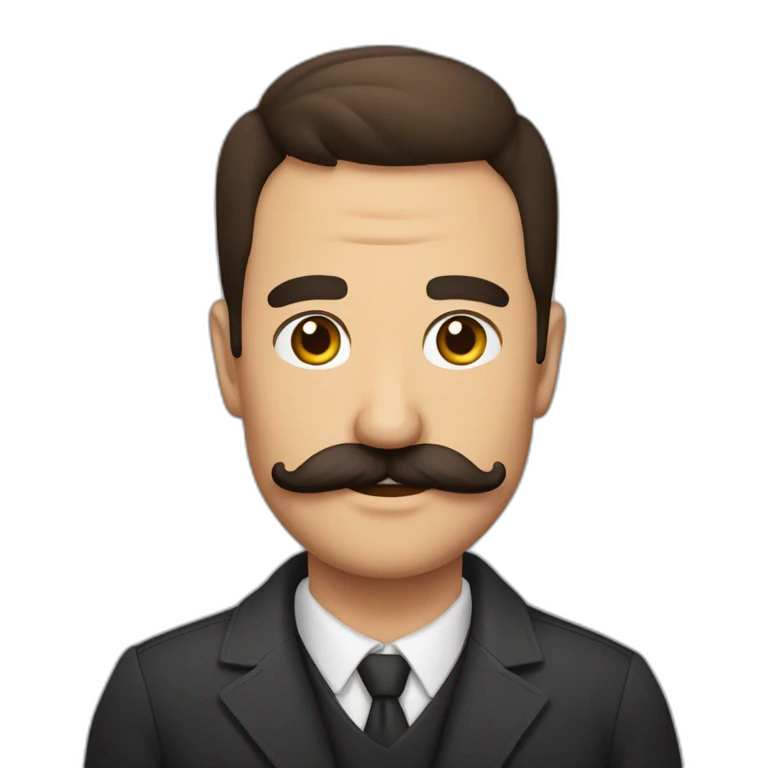 culitoculito con bigote emoji