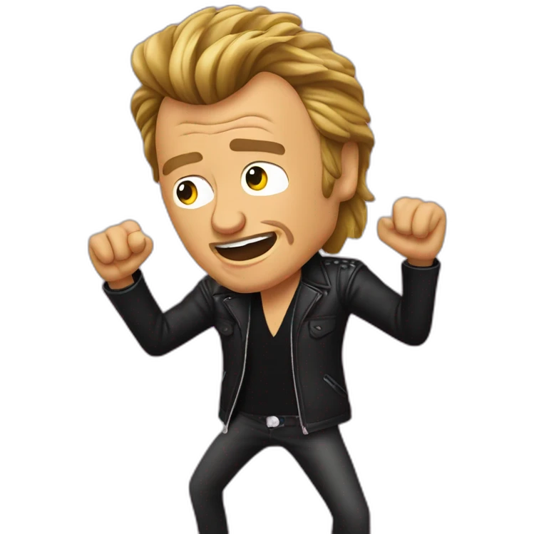 johnny hallyday qui dab emoji
