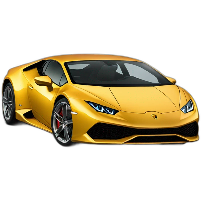 front Lamborghini Huracan emoji