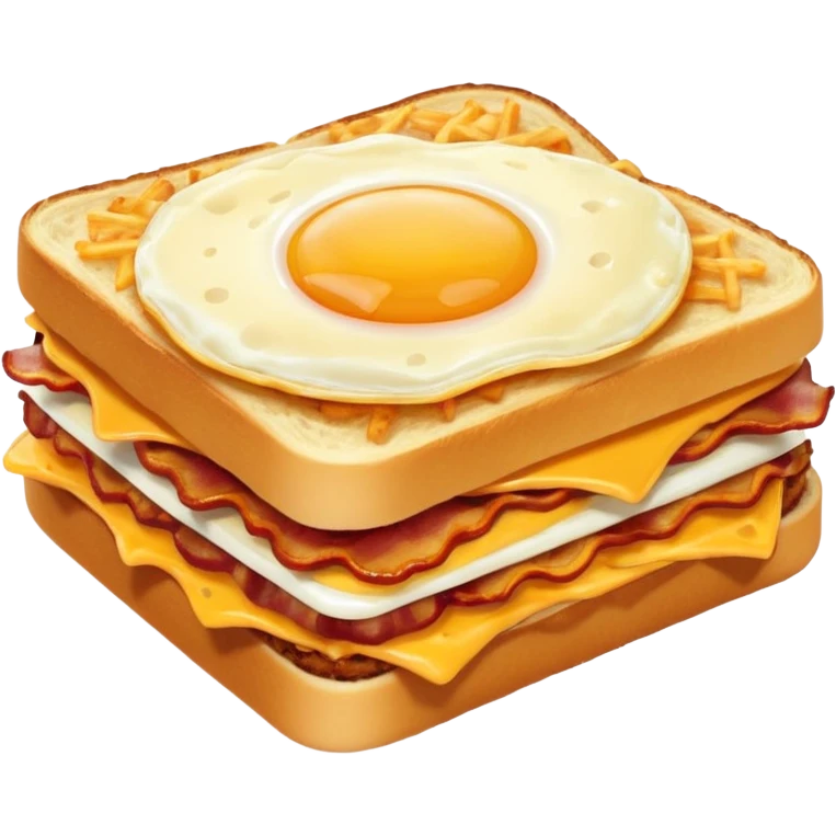 bacon egg and cheese with hashbrowns emoji