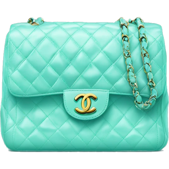 Tiffany blue Chanel bag  emoji