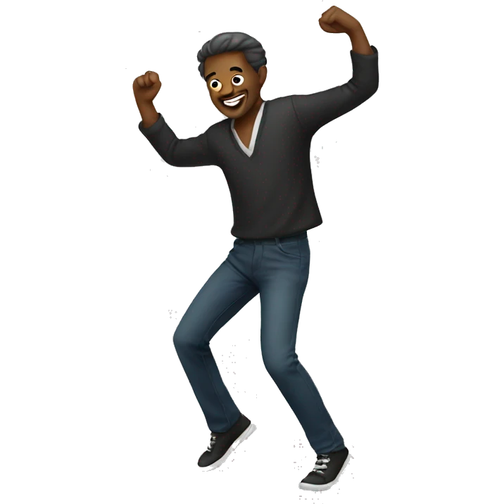 man dancing emoji