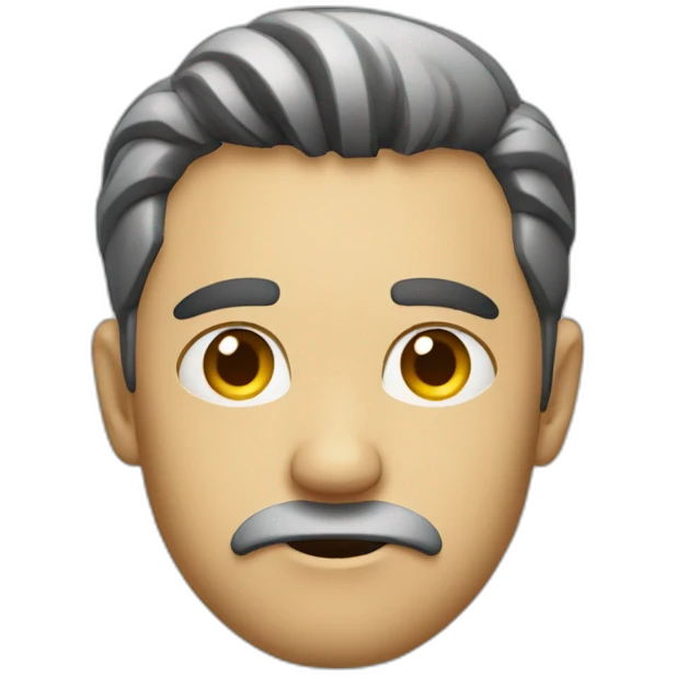 business man doubting emoji