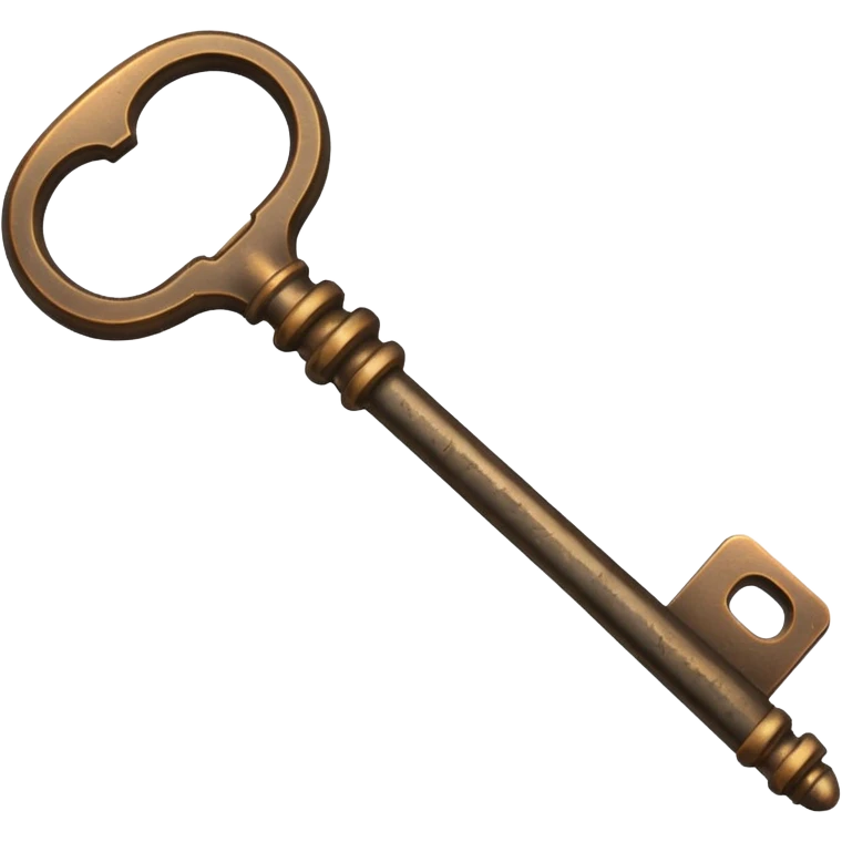 dark old key emoji