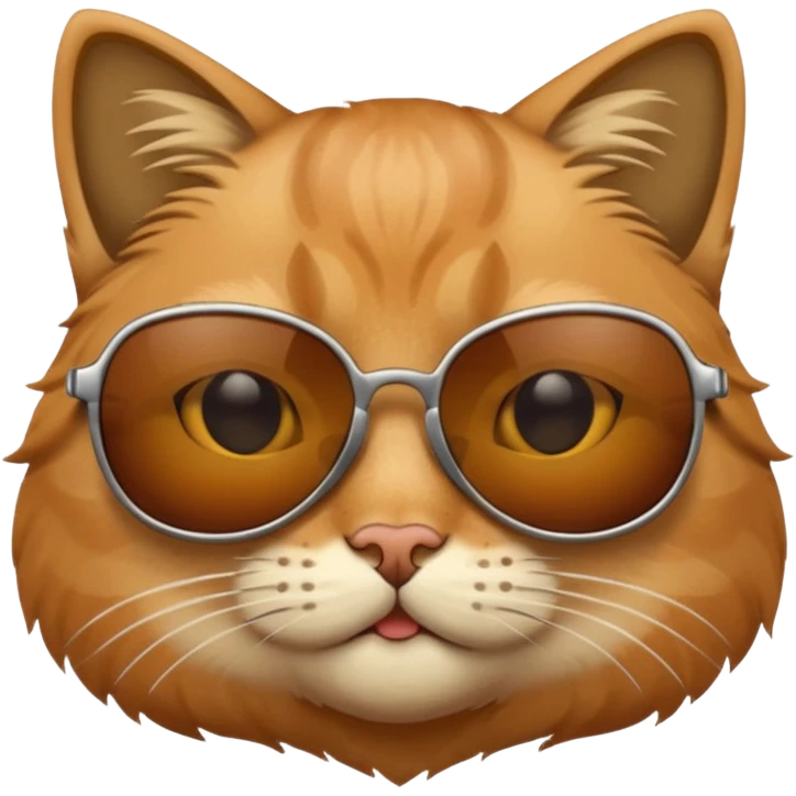 Cat wearing sunglasses emoji