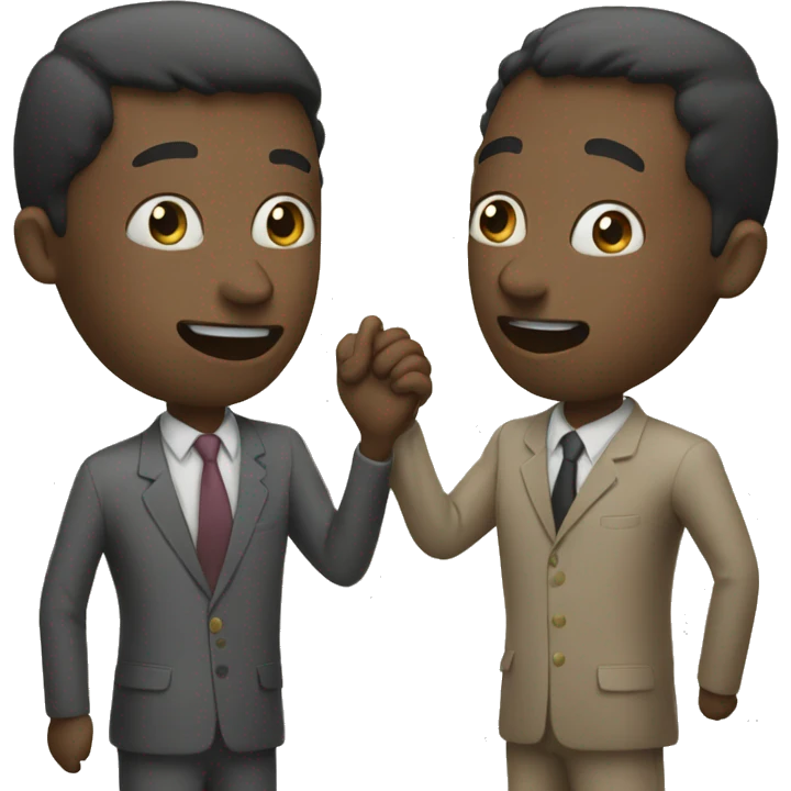 two people exchanging facts emoji