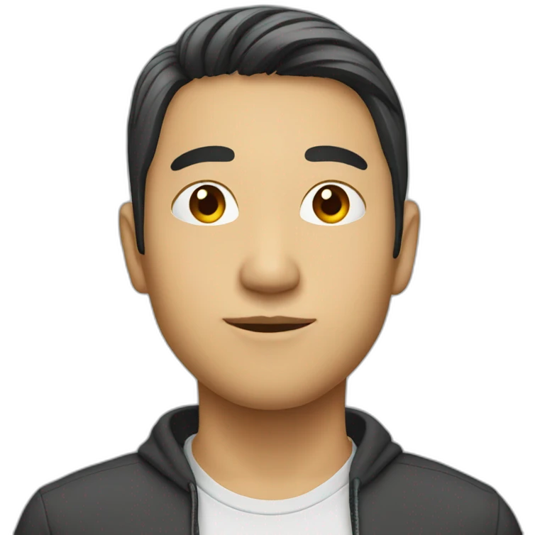 An Asian profile emoji