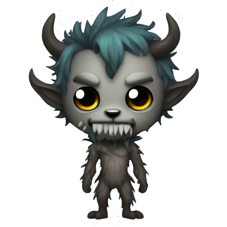 Wendigo in chibi form emoji