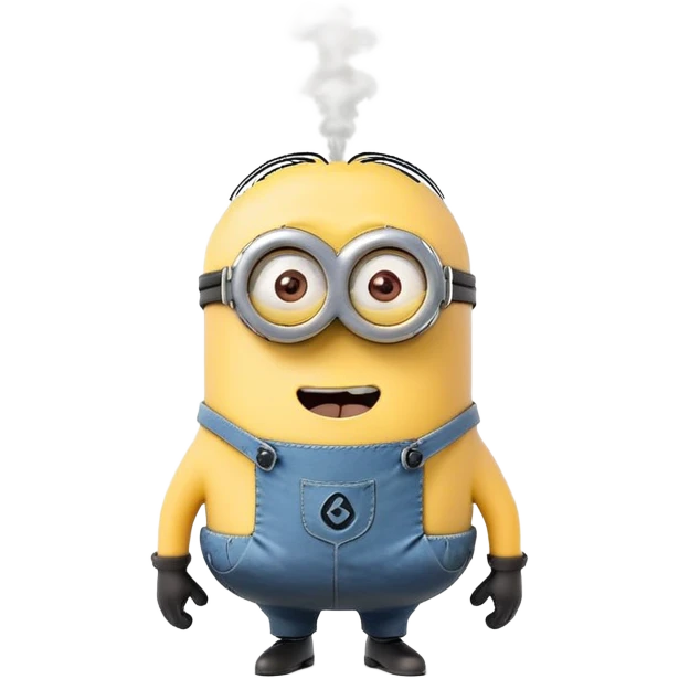 A minion farting emoji