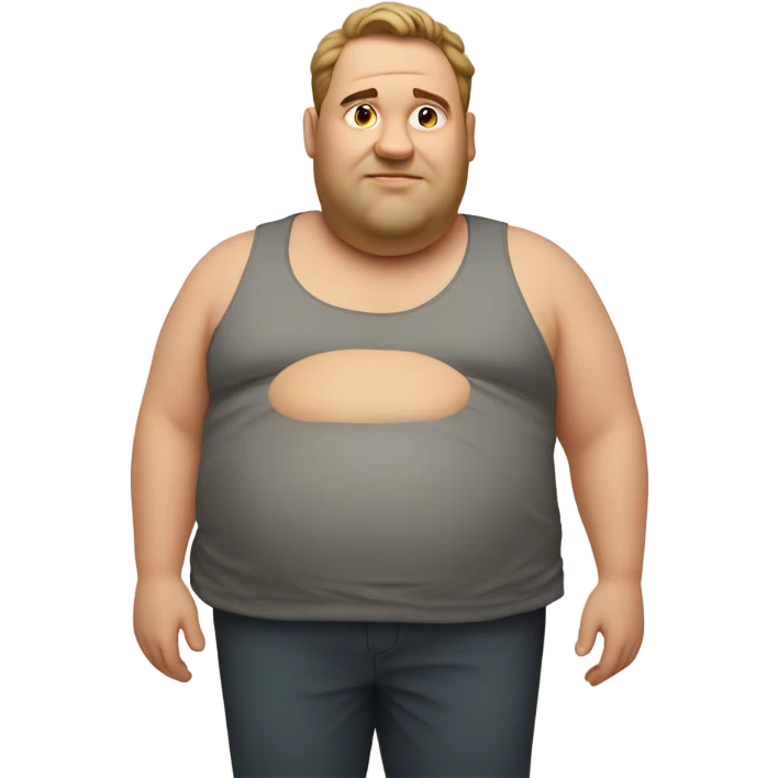 Fat man emoji