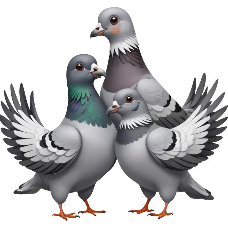 Pigeon dance emoji