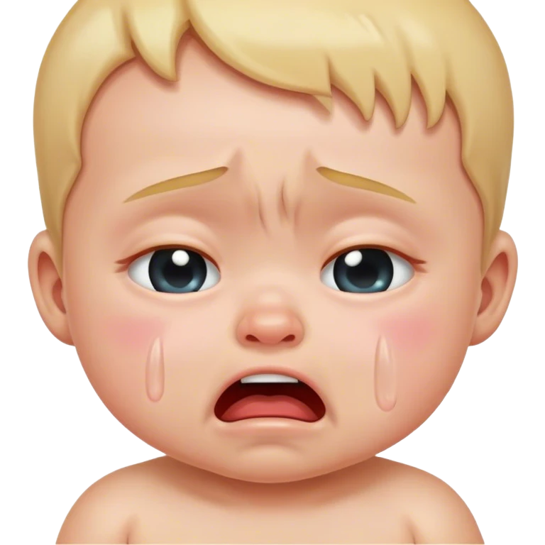 Tow craying baby emoji