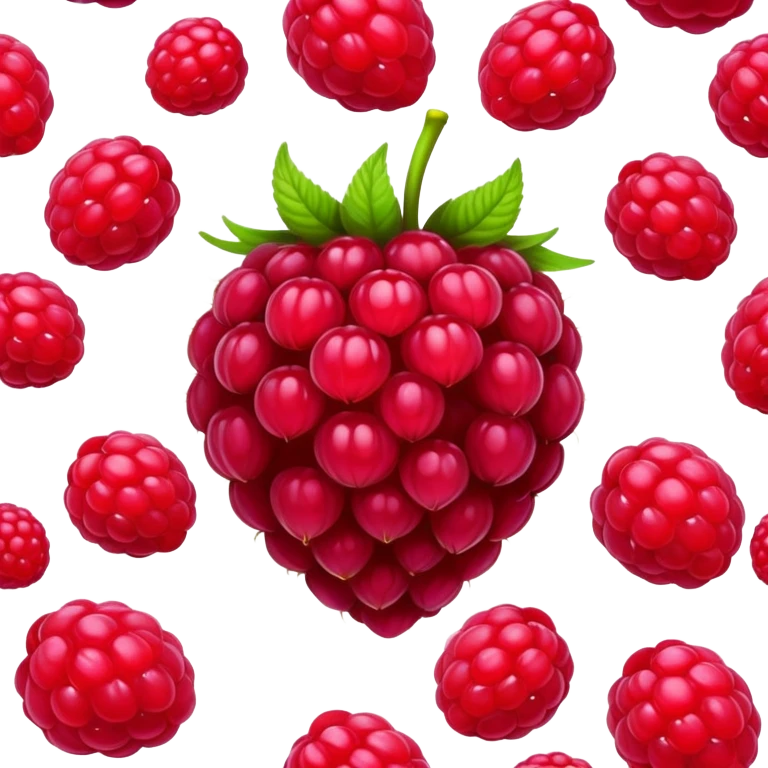 raspberry  emoji