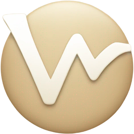 Check mark in beige   emoji