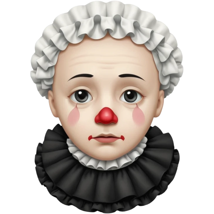sad pierrot emoji
