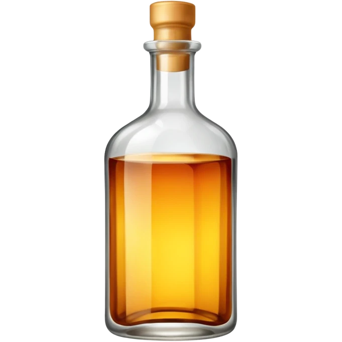 bottle of glass with alcohol emoji