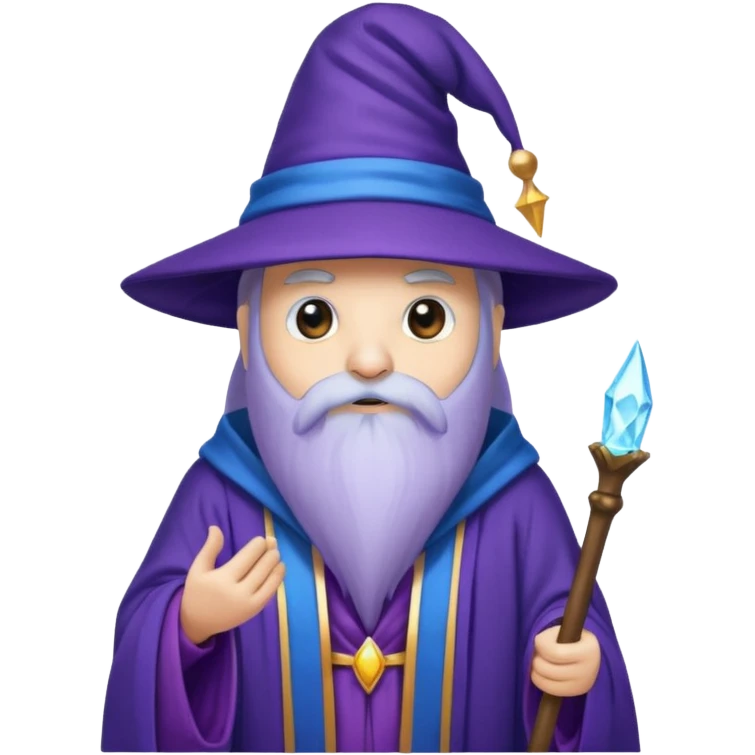 Penguin Wizard emoji