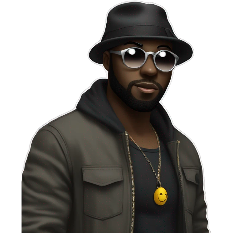 Maître GIMS en studio emoji