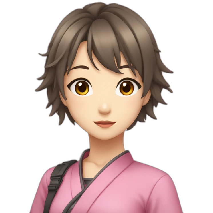 Anime girl osaka emoji