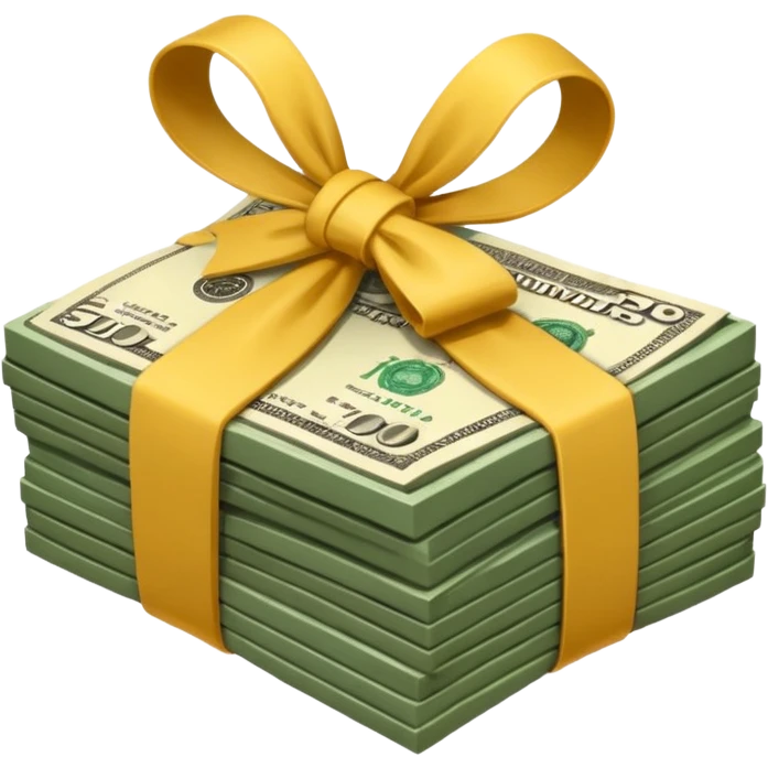 a bundle of money emoji