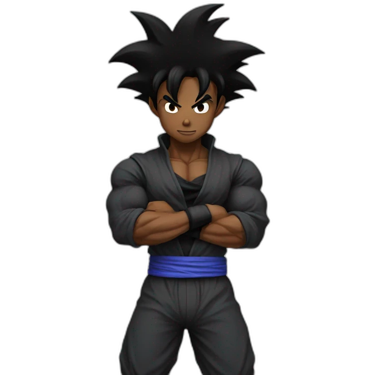 Black Goku emoji