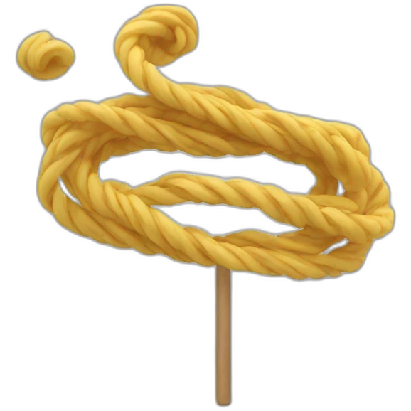 Twirling bâton emoji