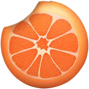 Two Grapefruit with leaves emoji