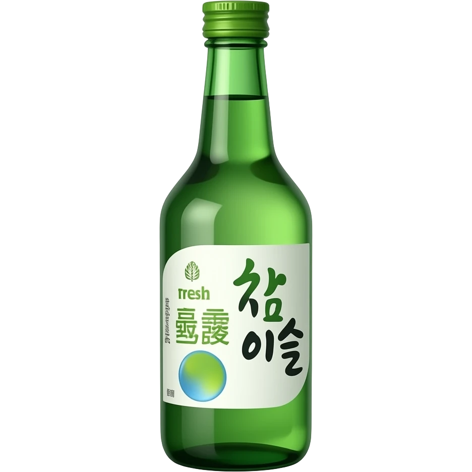 Chamisul fresh soju bottle emoji