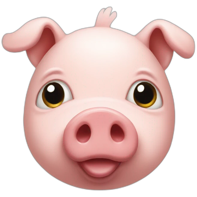 pig chicken hybrid emoji