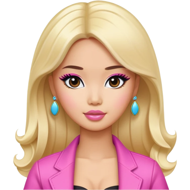 Boujee Asian Barbie  emoji