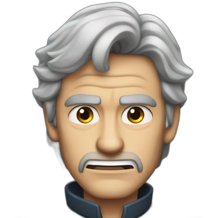 Jean Luc Melanchon angry emoji