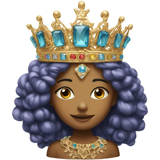 A crown  emoji