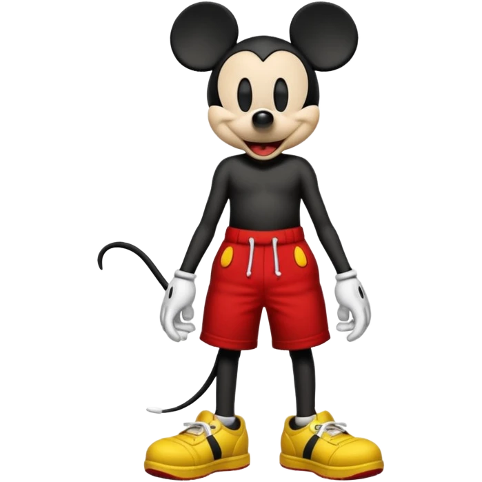 Evil mickey mouse emoji