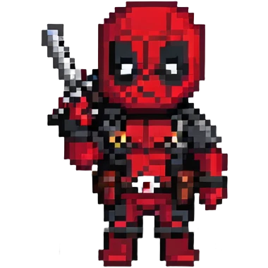 deadpool superhero emoji
