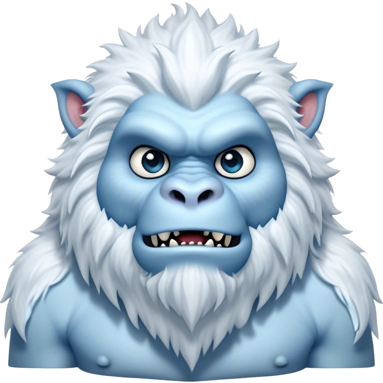 Cinematic Realistic WoW Yeti Portrait, head tilted epicly and inquisitively, showcasing a primal blend of raw might and mystical allure. His thick, shaggy fur in icy whites and pale blues and piercing ice-blue eyes are rendered in meticulous detail under dynamic, frosty lighting, high shine, epic and awe-inspiring, embodying the mystique of the frozen wilderness. emoji