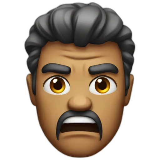 Angry emoji