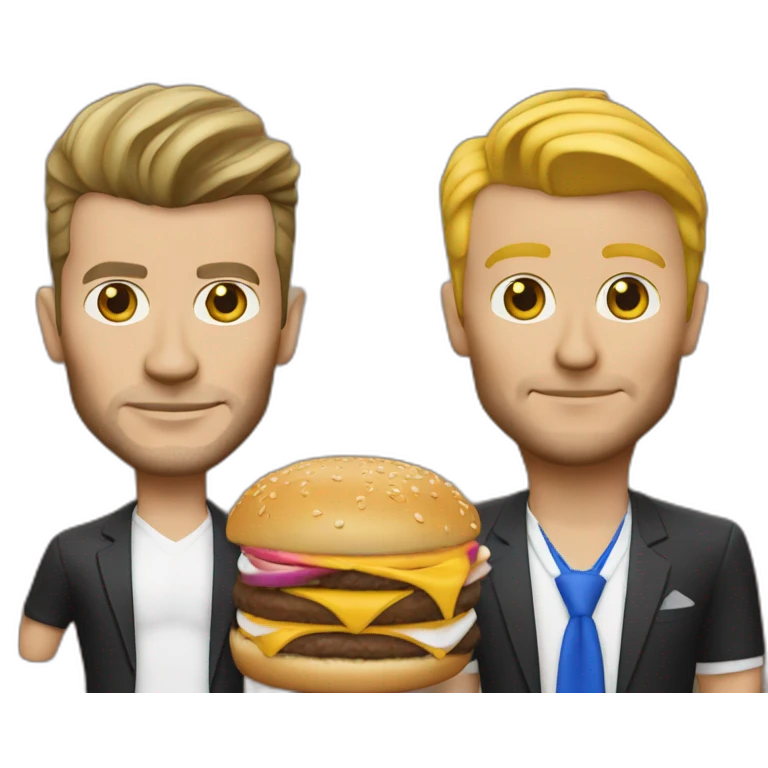david beckam et un mac donald emoji