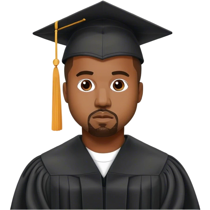 Graduation kanye west emoji