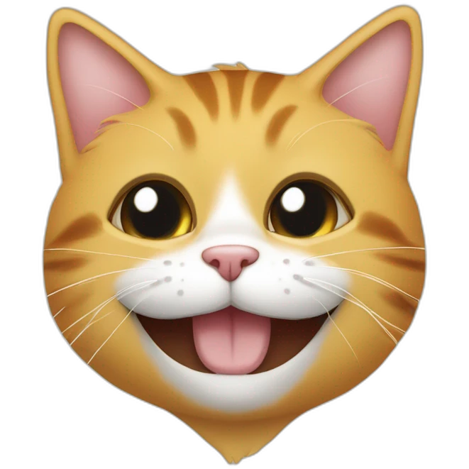 bonne sourire plus un chat emoji