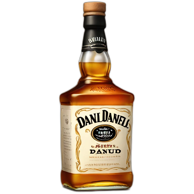 apple jack Daniel's bottle emoji