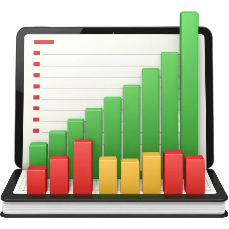 finance news article icon, simple and clear, apple emoji style emoji