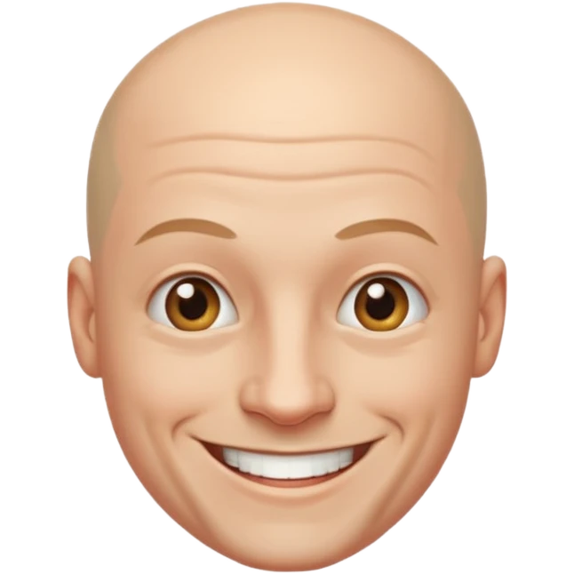 bald man emoji