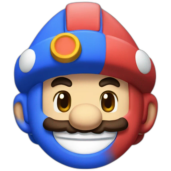 Little happy mario emoji