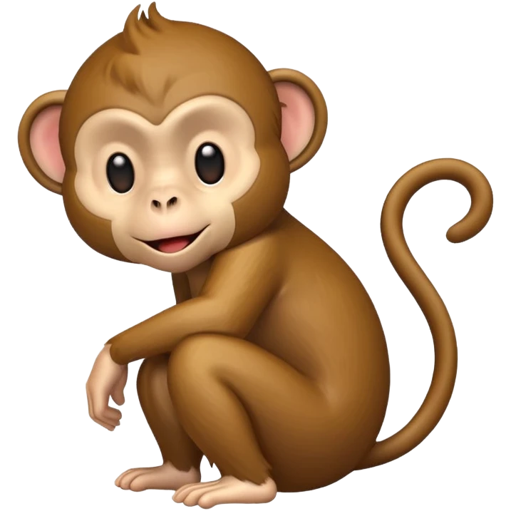 Monkey pooping emoji