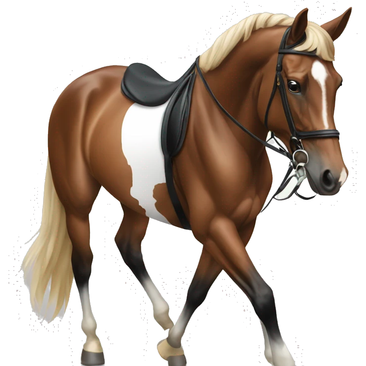 Dressage horse emoji